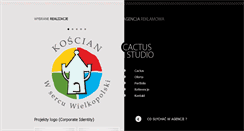 Desktop Screenshot of cactusstudio.pl