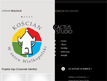 Tablet Screenshot of cactusstudio.pl